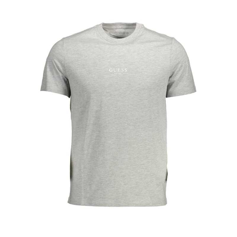 GUESS JEANS MEN'S SHORT SLEEVE T-SHIRT GRAY