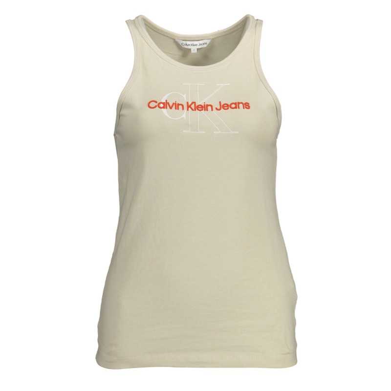 CALVIN KLEIN CANOTTA DONNA BEIGE