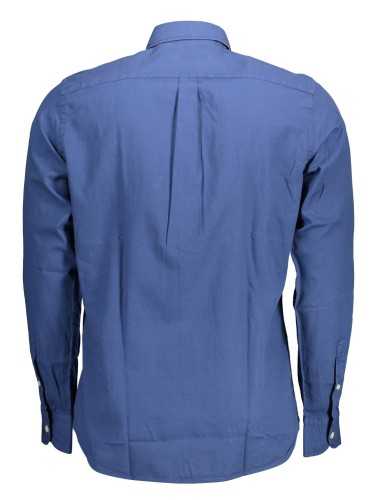 HARMONT & BLAINE MEN'S BLUE LONG SLEEVE SHIRT