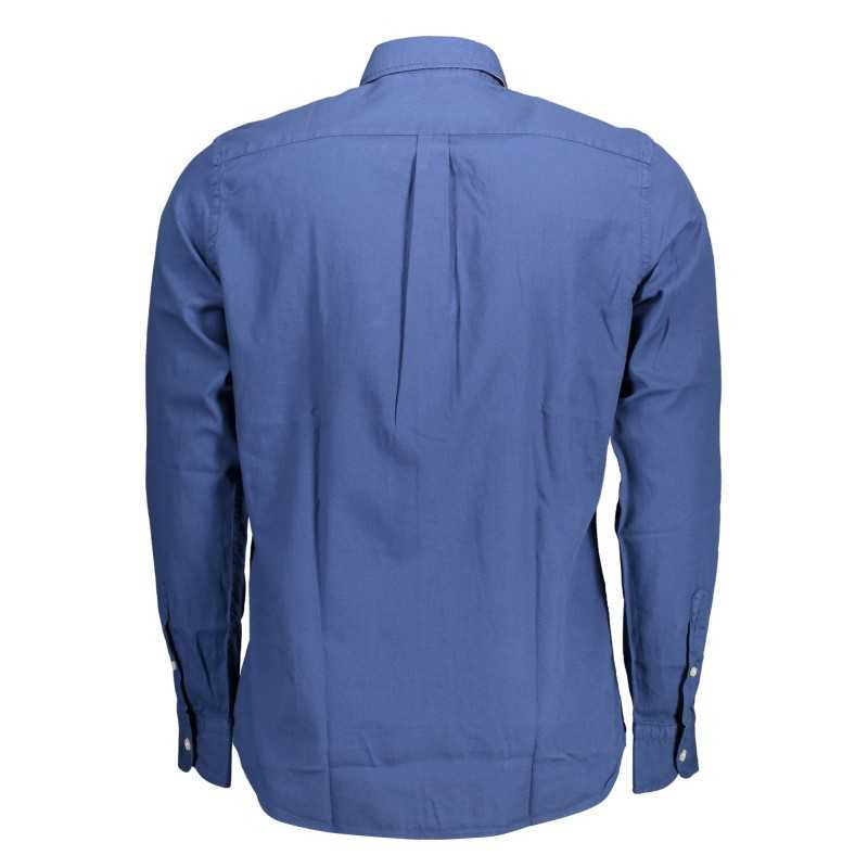 HARMONT & BLAINE MEN'S BLUE LONG SLEEVE SHIRT