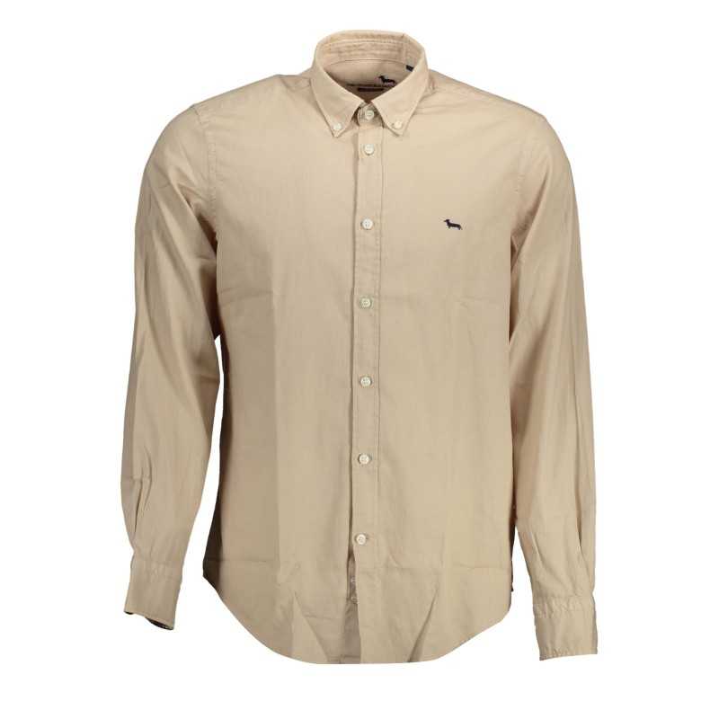 HARMONT & BLAINE MEN'S BEIGE LONG SLEEVE SHIRT