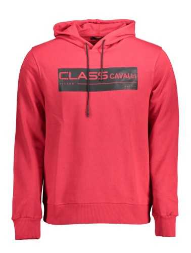 CAVALLI CLASS SWEATSHIRT WITHOUT ZIP MAN RED