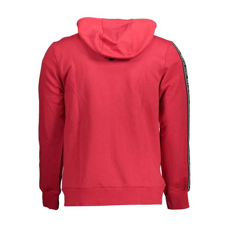 CAVALLI CLASS SWEATSHIRT WITH ZIP MAN RED