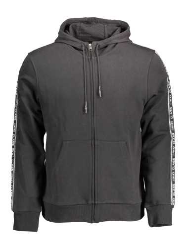 CAVALLI CLASS SWEATSHIRT WITH ZIP MAN BLACK