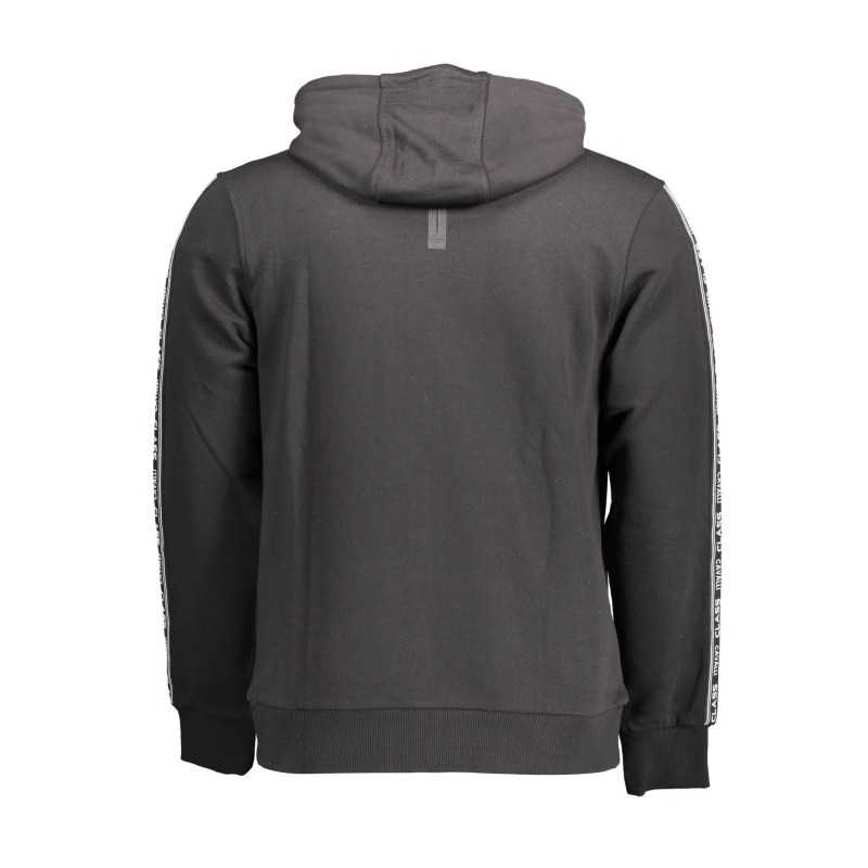 CAVALLI CLASS SWEATSHIRT WITH ZIP MAN BLACK