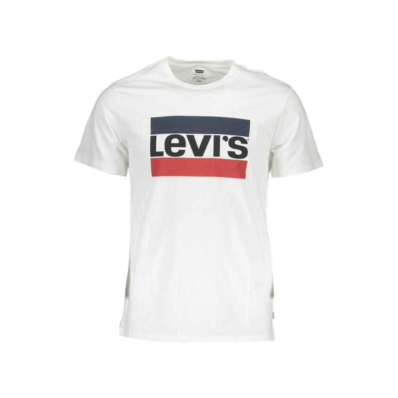 LEVI'S WHITE MEN'S SHORT SLEEVE T-SHIRT