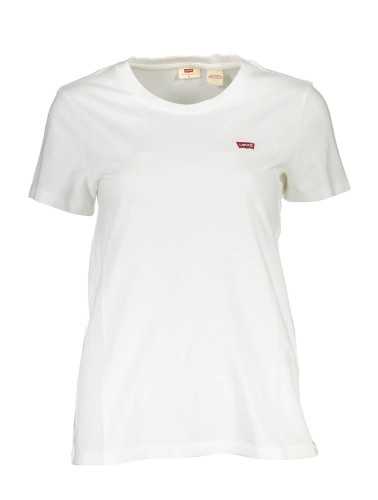 LEVI'S WHITE WOMAN SHORT SLEEVE T-SHIRT