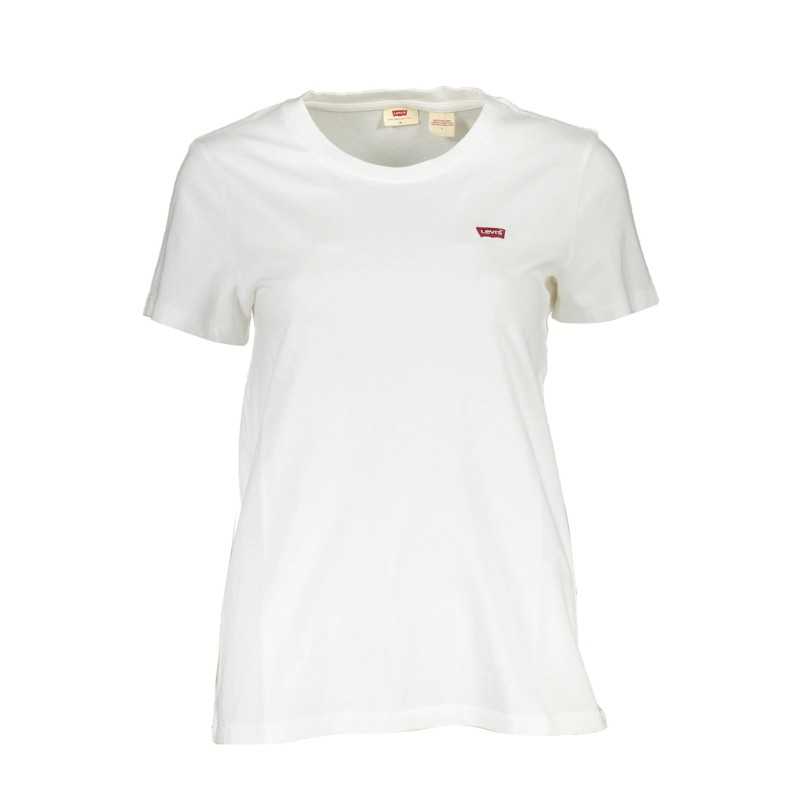 LEVI'S WHITE WOMAN SHORT SLEEVE T-SHIRT