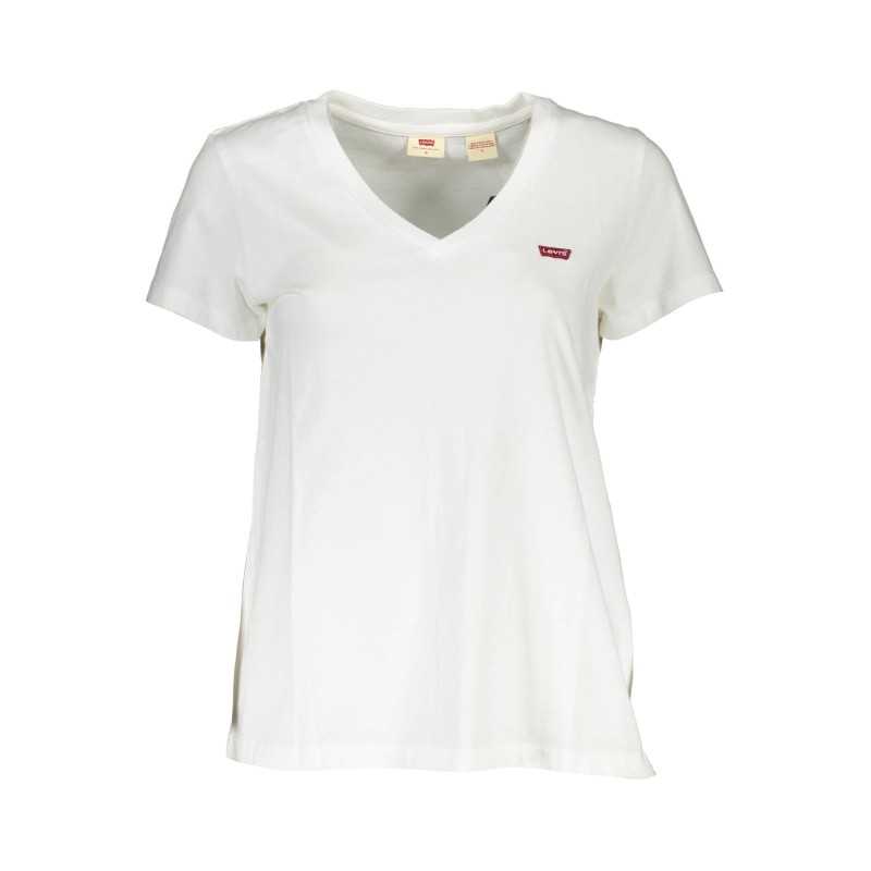 LEVI'S WHITE WOMAN SHORT SLEEVE T-SHIRT