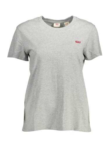 LEVI'S T-SHIRT MANICHE CORTE DONNA GRIGIO