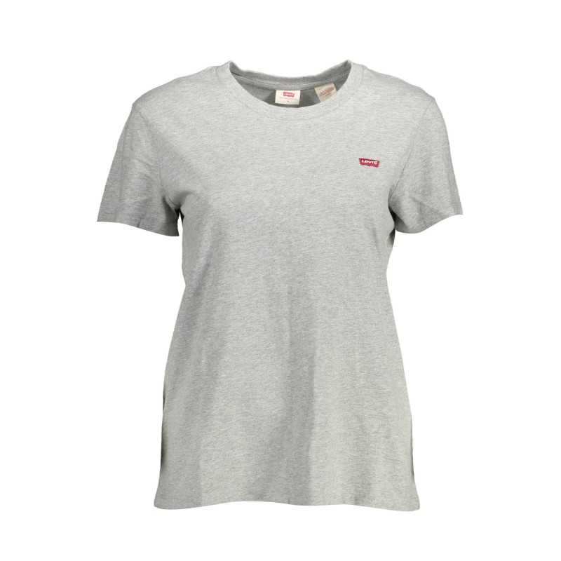 LEVI'S T-SHIRT MANICHE CORTE DONNA GRIGIO