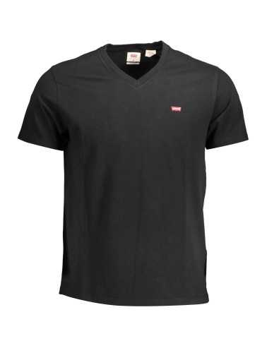 LEVI'S BLACK MEN'S SHORT SLEEVE T-SHIRT