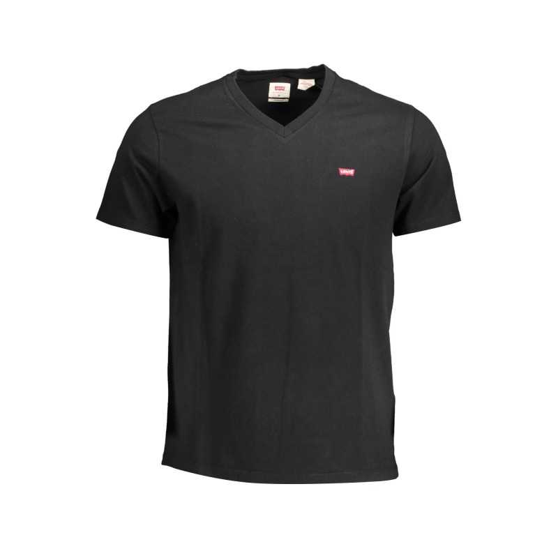 LEVI'S BLACK MEN'S SHORT SLEEVE T-SHIRT