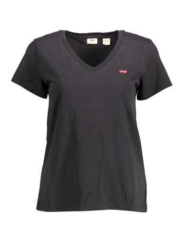 LEVI'S T-SHIRT MANICHE CORTE DONNA NERO