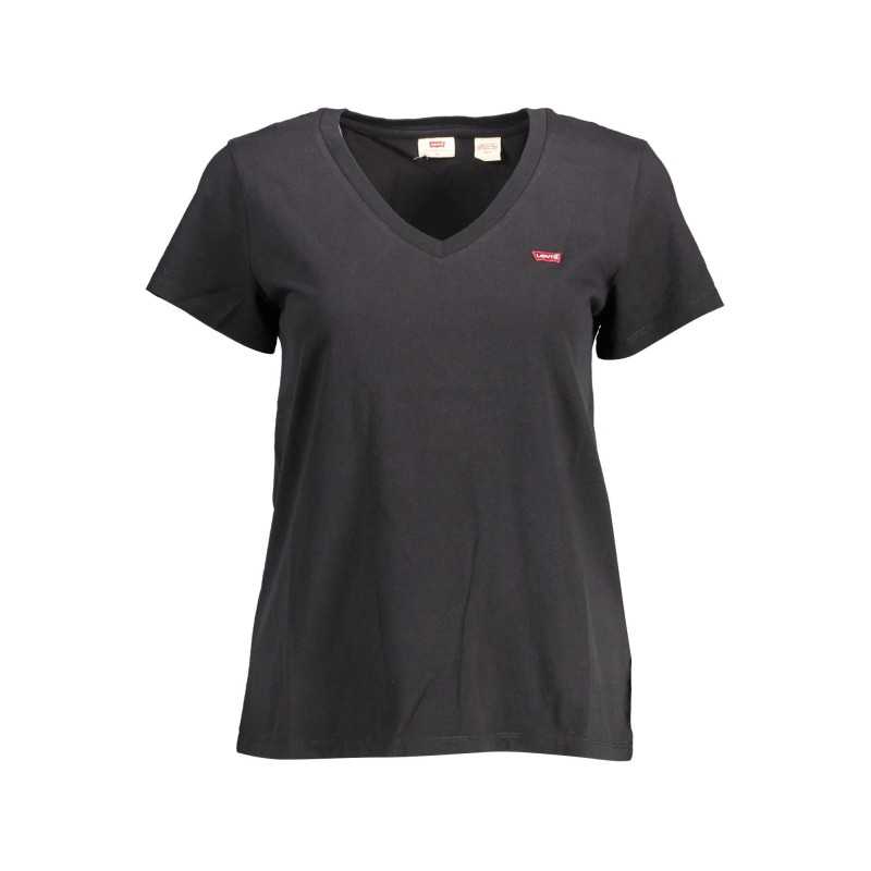 LEVI'S WOMEN'S SHORT SLEEVE T-SHIRT BLACK