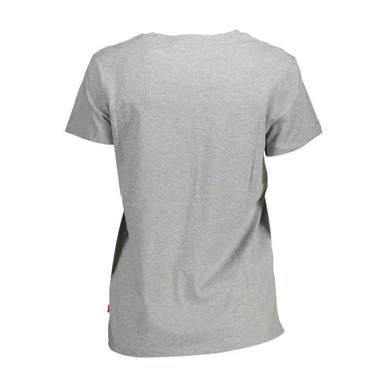 LEVI'S T-SHIRT MANICHE CORTE DONNA GRIGIO