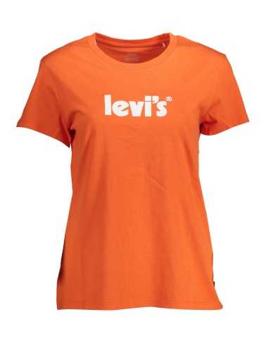 LEVI'S T-SHIRT MANICHE CORTE DONNA ARANCIO