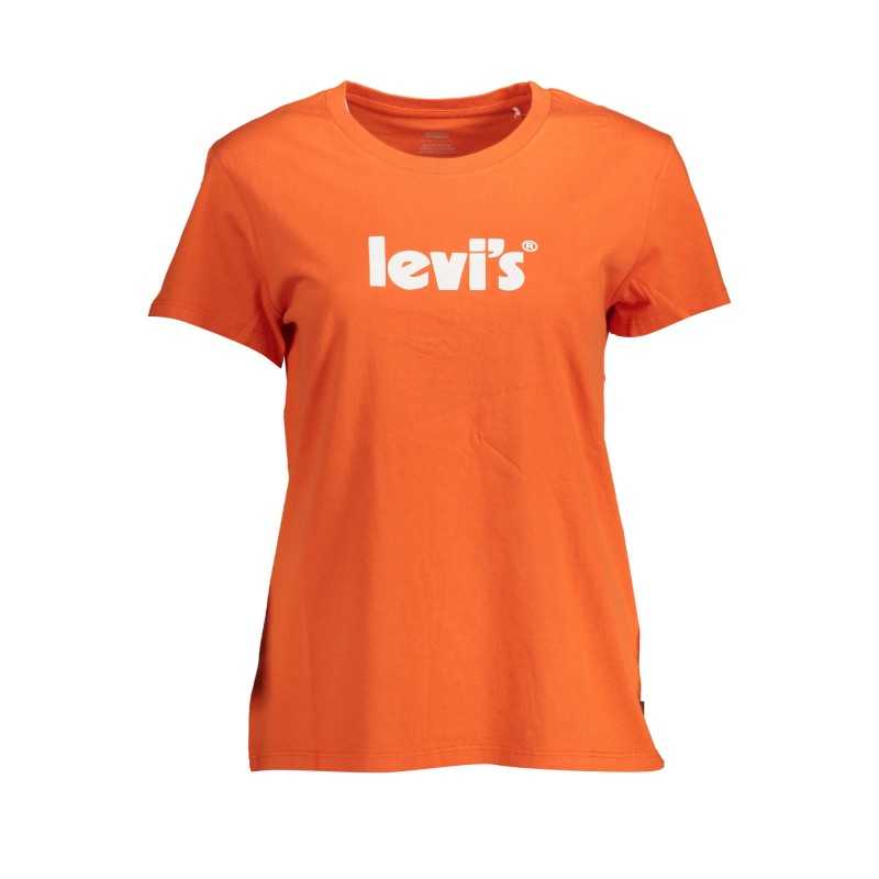 LEVI'S T-SHIRT MANICHE CORTE DONNA ARANCIO