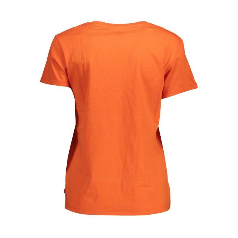 LEVI'S T-SHIRT MANICHE CORTE DONNA ARANCIO