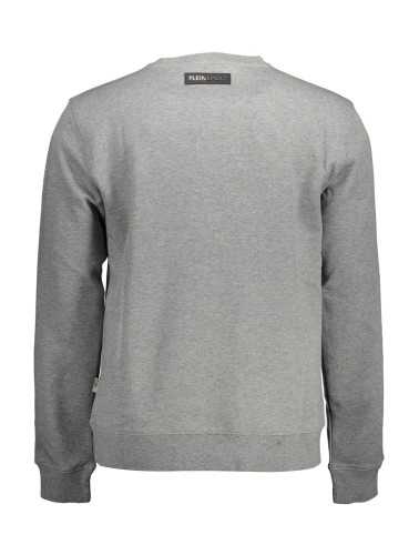 PLEIN SPORT SWEATSHIRT WITHOUT ZIP MAN GRAY