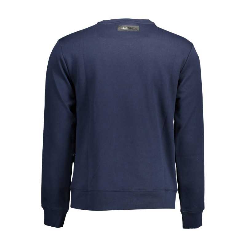 PLEIN SPORT SWEATSHIRT WITHOUT ZIP MAN BLUE