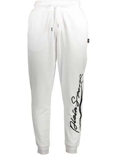 PLEIN SPORT MEN'S WHITE TROUSERS