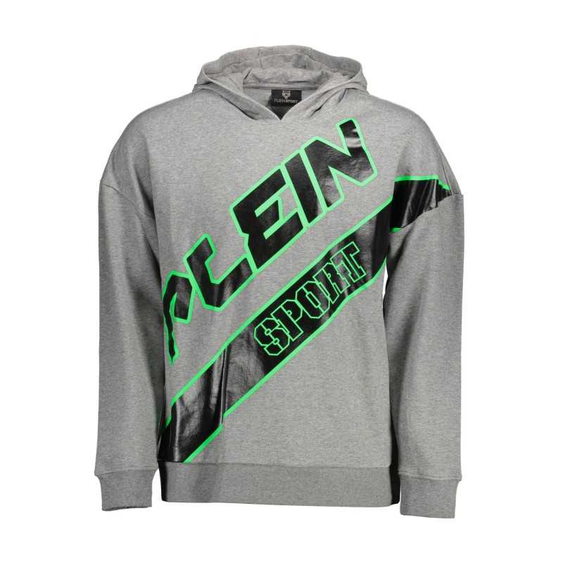 PLEIN SPORT SWEATSHIRT WITHOUT ZIP MAN GRAY