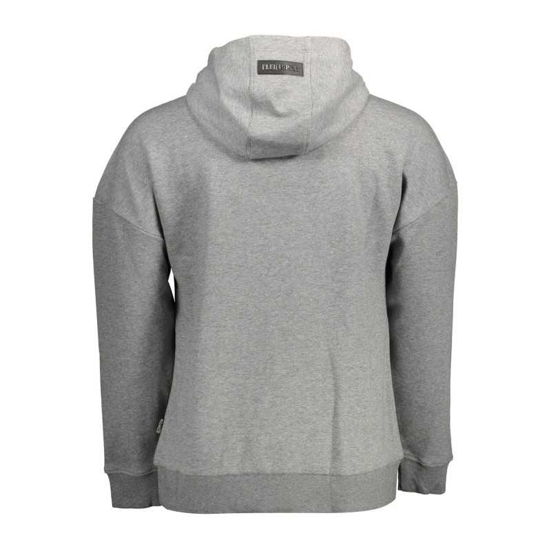 PLEIN SPORT SWEATSHIRT WITHOUT ZIP MAN GRAY