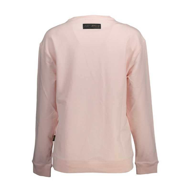 PLEIN SPORT SWEATSHIRT WITHOUT ZIP WOMAN PINK