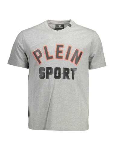 PLEIN SPORT MEN'S SHORT SLEEVE T-SHIRT GRAY