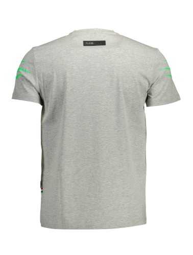 PLEIN SPORT T-SHIRT MANICHE CORTE UOMO GRIGIO