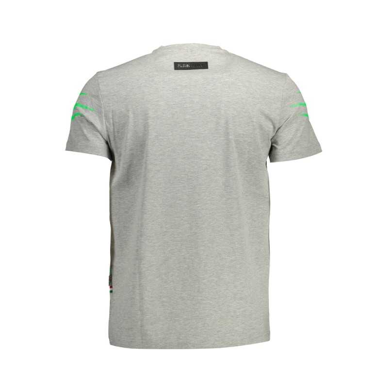 PLEIN SPORT MEN'S SHORT SLEEVE T-SHIRT GRAY