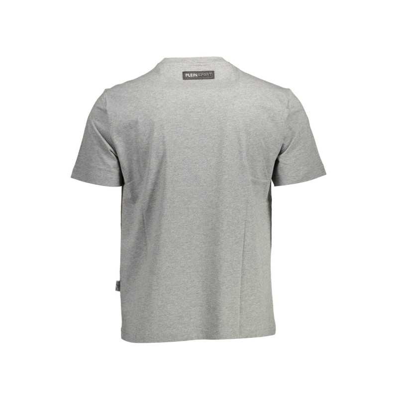 PLEIN SPORT T-SHIRT MANICHE CORTE UOMO GRIGIO