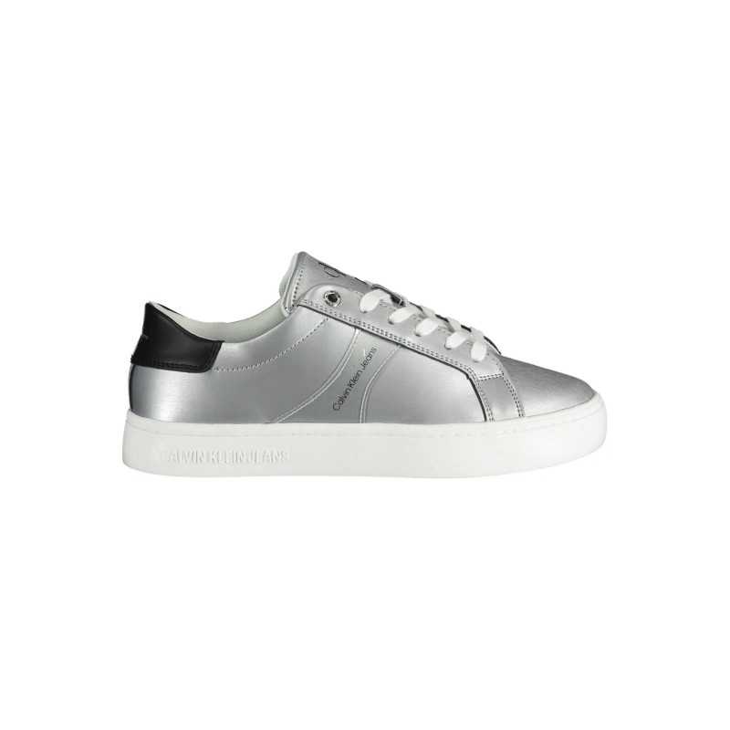 CALVIN KLEIN WOMEN'S SILVER SPORTS SHOES