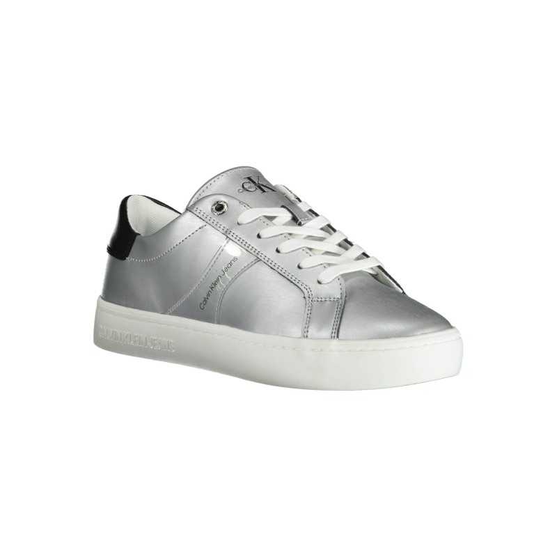 CALVIN KLEIN WOMEN'S SILVER SPORTS SHOES