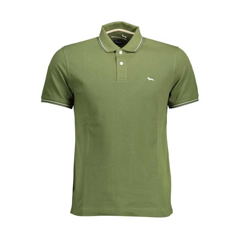 HARMONT & BLAINE POLO MANICHE CORTE UOMO VERDE