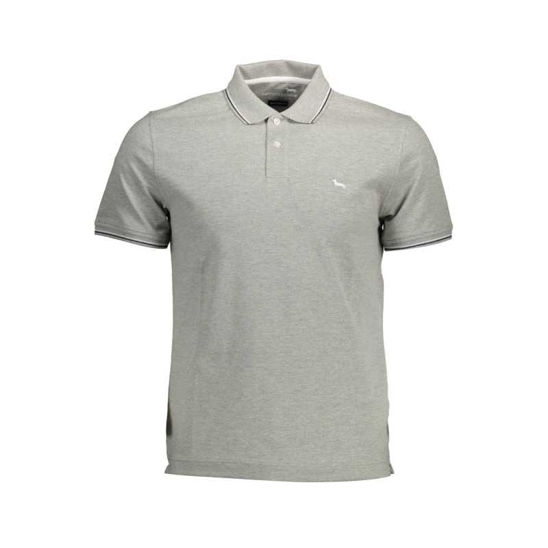 HARMONT & BLAINE SHORT SLEEVE POLO SHIRT MAN GRAY