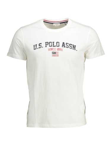 US POLO SHORT SLEEVE T-SHIRT MAN WHITE