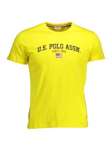 US POLO SHORT SLEEVE T-SHIRT YELLOW MAN