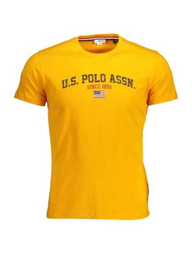 US POLO SHORT SLEEVE T-SHIRT ORANGE MAN