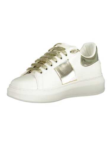 GAELLE PARIS WHITE WOMEN'S SPORTS SHOES