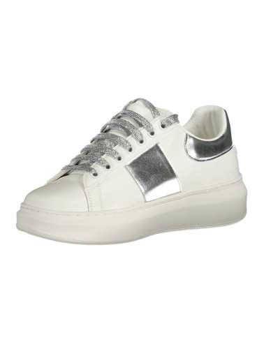 GAELLE PARIS WHITE WOMEN'S SPORTS SHOES