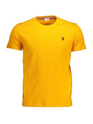 US POLO SHORT SLEEVE T-SHIRT ORANGE MAN