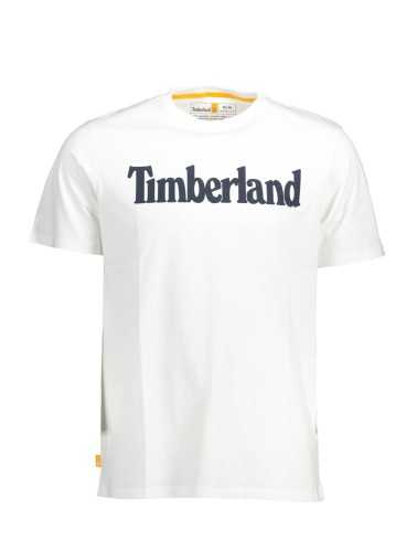 TIMBERLAND WHITE MEN'S SHORT SLEEVE T-SHIRT