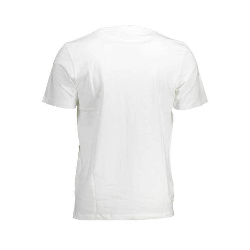 TIMBERLAND WHITE MEN'S SHORT SLEEVE T-SHIRT