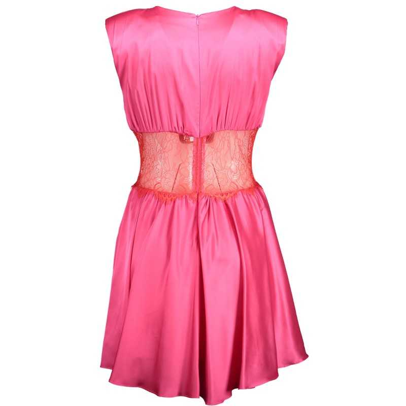 GAELLE PARIS PINK WOMAN SHORT DRESS