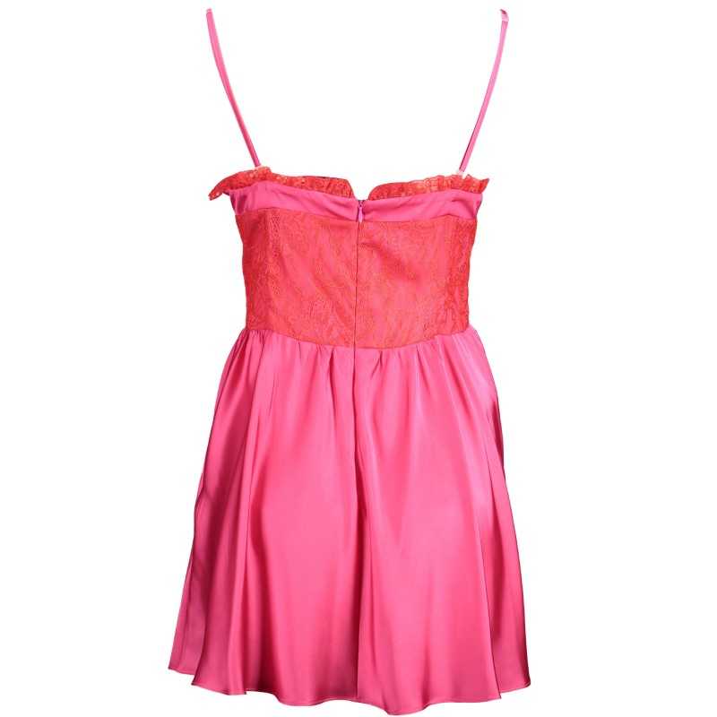 GAELLE PARIS PINK WOMAN SHORT DRESS