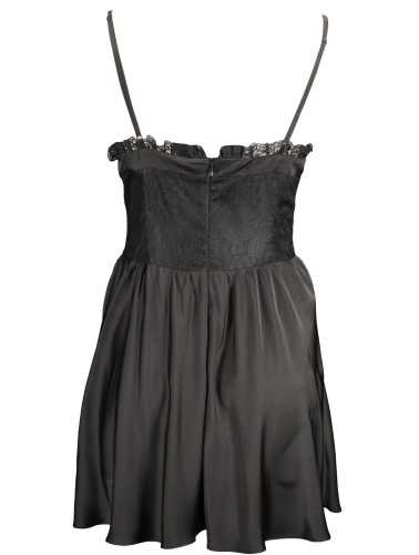 GAELLE PARIS BLACK WOMAN SHORT DRESS