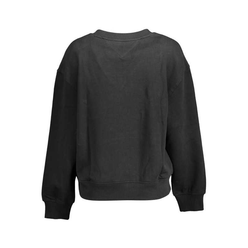 TOMMY HILFIGER SWEATSHIRT WITHOUT ZIP WOMAN BLACK