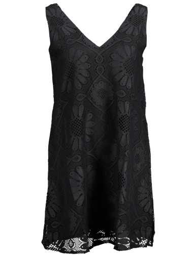 DESIGUAL SHORT DRESS WOMAN BLACK